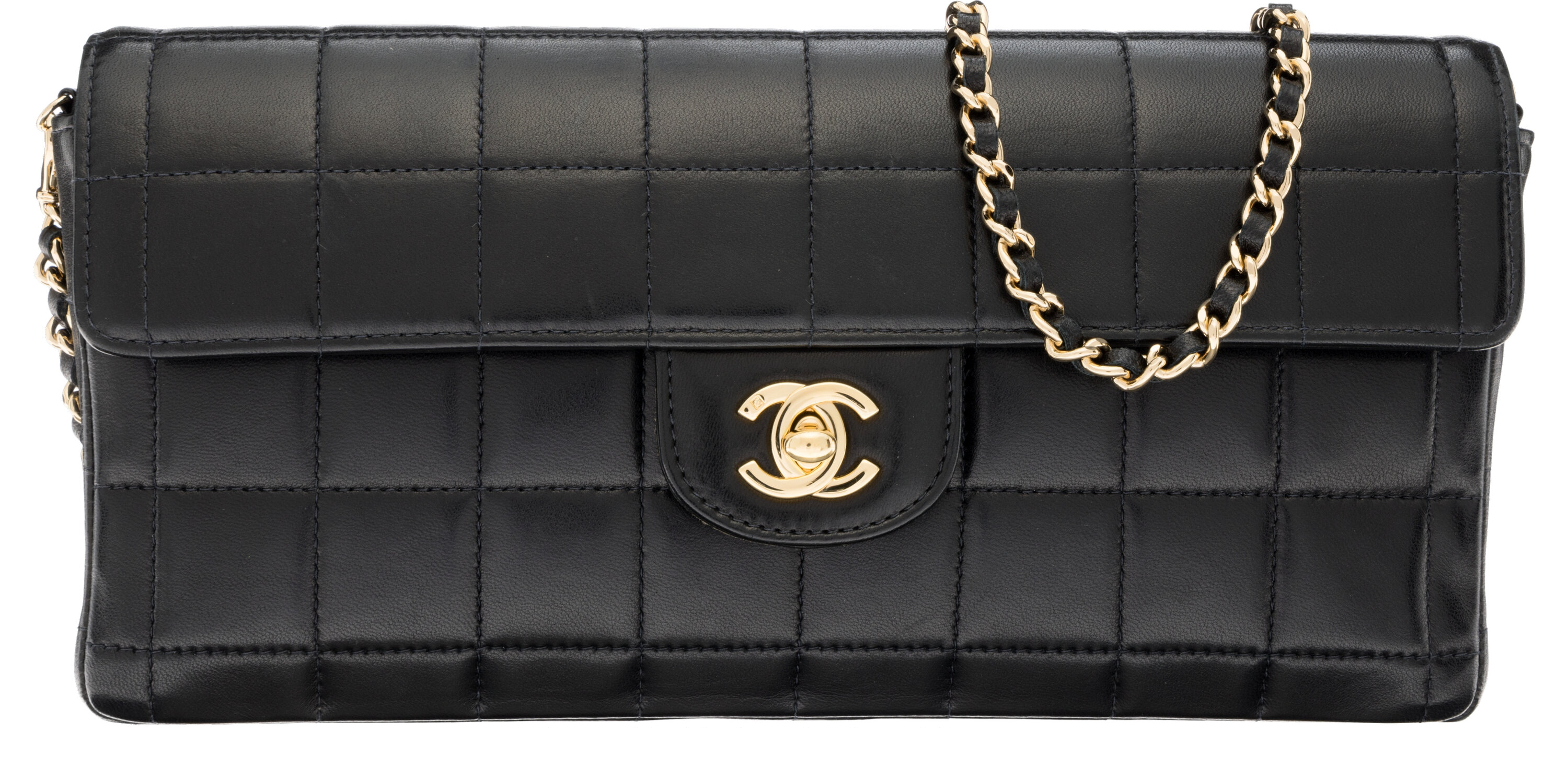 Chanel E/W Flap Bag in Black